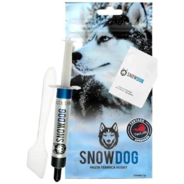 Imagem de Pasta Térmica Snowdog 12.8 W/mk De Alto Desempenho Seringa 01 Gramas, para uso em processadores, placas de vídeo e drones