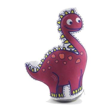 Imagem de Peso de Porta Dino Roxo Decoração Criativa - Fabrica Geek, Roxo