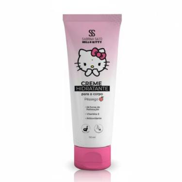 Imagem de Creme Hidratante Corporal Pêssego Hello Kitty 150ml - Hello Kitty e Sa