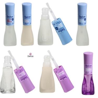 Imagem de Esmalte Dailus Tratamento Base Kit completo com 7 Variados