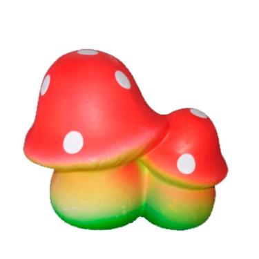 Imagem de Cogumelo Duplo Em Cerâmica Decorativo Casa E Jardim