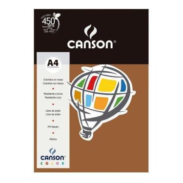 Imagem de Papel Canson A4 15 Folhas Cor Chocolate - Canson
