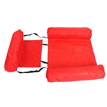 Imagem de Asixxsix Linha flutuante, cadeira flutuante dobrável cama flutuante para móveis de piscina rede inflável para locais de entretenimento de água do mar