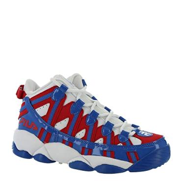 Imagem de Fila Stackhouse Spaghetti GS Boys' Youth Basketball 4.5 M US Big Kid White-Red-Blue