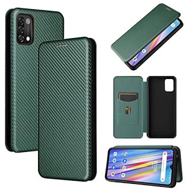 Imagem de For for UMIDIGI A11 Carbon Fiber Texture Horizontal Flip TPU + PC + PU Leather Case with Card Slot