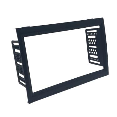 Imagem de Moldura 2 Din Caminhão VW Delivery 2017 Em Diante - Preta Fosca