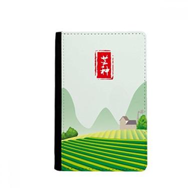 Imagem de Carteira com porta-cartão e porta-passaporte com prazo solar e vinte e quatro cartões, Multicolor