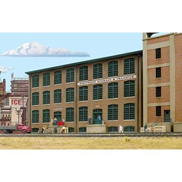 Imagem de Walthers, Inc. Kit de construção de fundo de armazenamento e transferência à prova de fogo, 32,7 x 3,5 x 17,8 cm