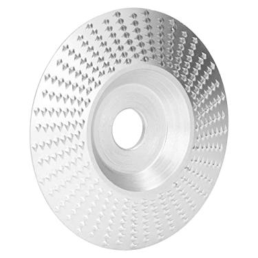 Imagem de Disco de Modelagem de Moagem Em Madeira de Tungstênio, Disco de Escultura, Disco de Moagem, Disco de Carboneto, para Rebarbadora Angular, Carpintaria (Espinhas de prata chanfradas)