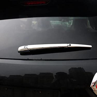 Imagem de JIERS Para Jeep Grand Cherokee 2014-2018, acessórios exteriores acabamentos ABS cromados tampa do bocal do limpador de chuva traseiro