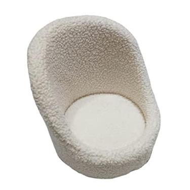 Imagem de shamjina Meninos Meninas Posando Figura Mini Sofá com Almofadas com Conjunto de Travesseiro Unissex Profissional Assento Recém-nascido Fotografia Prop Sofá Par, Estilo B