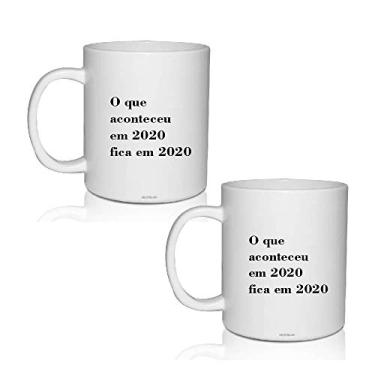 Imagem de Kit 2 Canecas Personalizadas O que aconteceu em 2020