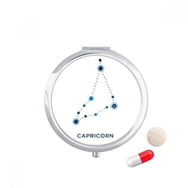 Imagem de Capricórnio Sinal de Constelação do Zodíaco Caixa de Armazenamento de Remédio Dispensador de Recipiente