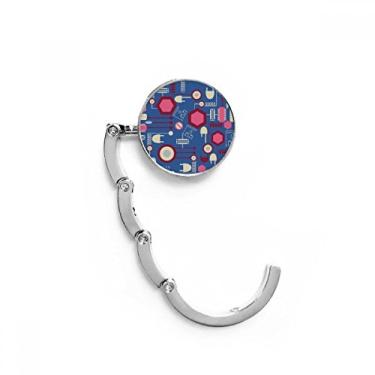 Imagem de Plugue de soquete com padrão de diagrama de circuito, gancho de mesa, extensão dobrável