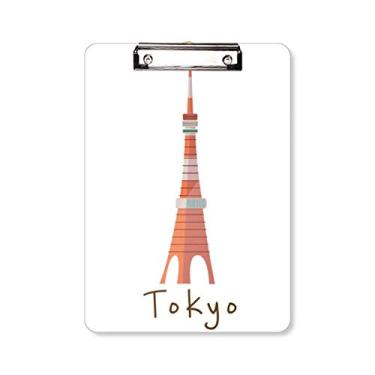 Imagem de Prancheta de prancheta japonesa local da torre Tyoko A4