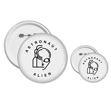 Imagem de Alien Biological Astronauta Conversão Pinos Emblema Design Kit Artesanato