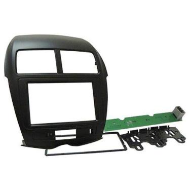 Imagem de Moldura 2 Din Fiamon Mitsubishi Asx Com Placas 2008 A 2013