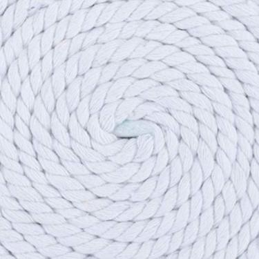 Imagem de Corda de algodão trançado natural West Coast Paracord – Corda artesanal – Corda tripla super macia e forte para esportes, decoração, artesanato, macramê, uso interno (3,5 cm x 1,5 m, branca)