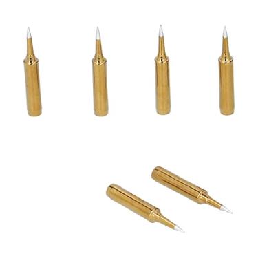 Imagem de Pontas de ferro de solda, pontas de ferro de solda resistente à oxidação para soldagem para oficina para fábrica para moedor de aço (ouro 900M-T-I)