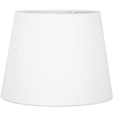 Imagem de Cúpula de Abajur Tecido Branca 20x16cm