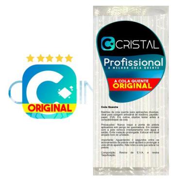 Imagem de Pacote Bastão Cola Quente Fina - Cristal Profissional 500G - Papelaria