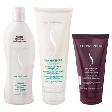 Imagem de Silk Moisture Kit Shampoo Condicionador E Inner Restore Intensif 150ml