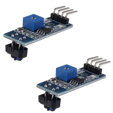Imagem de Kit com 2x Sensor para seguidor de Linha segue faixa Infravermelho TCRT5000 detecta branco ou preto