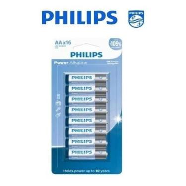 Imagem de Pilha Aa Alcalina Philips Power Blister 16 Unidades