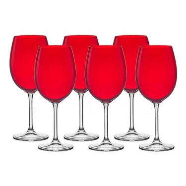 Imagem de Jogo de 6 taças para vinho e agua Gastro em cristal 580ml