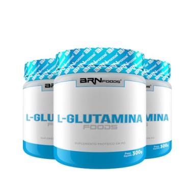 Imagem de Kit 3x Glutamina 300g - BRNFOODS