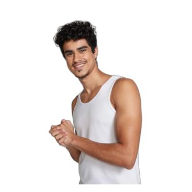 Imagem de Hering Regata Slim, Camiseta Masculino, Branco (White), GG