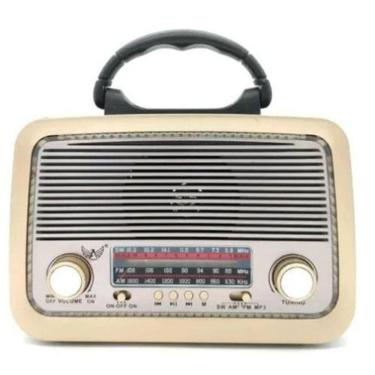 Imagem de Rádio Vintage Am Fm Sw Usb Pen Drive Aux P2 Bluetooth