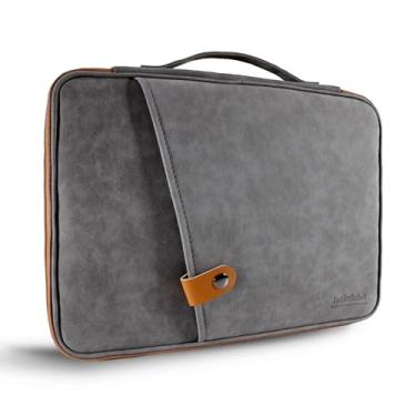 Imagem de Hoichoe Capa de transporte para tablet para iPad Pro 12,9/13 polegadas, compatível com Samsung Galaxy Tab 12.4 e Surface Pro 12.3, cinza espacial