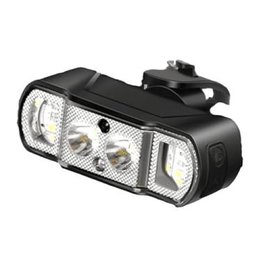 Imagem de Vaveren Luz dianteira da bicicleta farol led luz da bicicleta à prova dwaterproof água 4 modos universal ciclismo farol recarregável para bicicleta de estrada