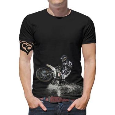Imagem de Camiseta Motocross Trilha Plus Size Enduro Masculina Roupa S - Alemark