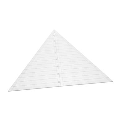 Imagem de DIYEAH modelo de régua triangular régua de retalhos faça você mesmo suprimentos para quilting réguas de acolchoado régua de retalhos em casa réguas de corte para quilting