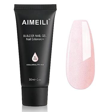 Imagem de AIMEILI Clear Quick Builder Gel 30 ml 28.3 g Ferramenta de extensão de unhas Poly Nail Gel - 056