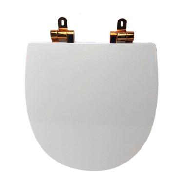 Imagem de Assento Sanitário Poliéster para Louça Village deca Slow Close Branco