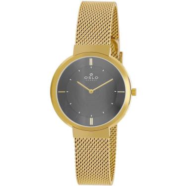 Imagem de Relógio Oslo Feminino Ref: Ofgsss9T0029 G1Kx Slim Dourado