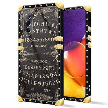 Imagem de DAIZAG Compatível com Samsung Galaxy S23 Plus, B Witchy Ouija Board Case Luxury Elegant Women Girls Metal Decoração Canto Clássico Retro Soft TPU Capa para Samsung Galaxy S23 Plus