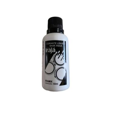 Imagem de Pigmento Corante Líquido Bisnaga Tinta 50Ml Preto Irajá