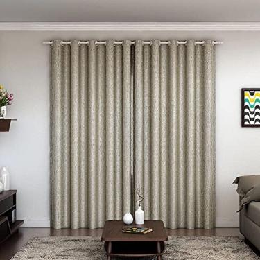 Imagem de Cortina Adomes Cetim Cristal Com Corta Luz Film 2,50m X 3,00M Bege