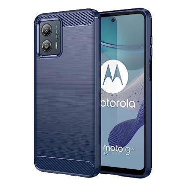 Imagem de Capas para Moto G53.Caso básico,Botão de pressão flexível / 360 ° Proteção completa,Anti-fingerpirnts