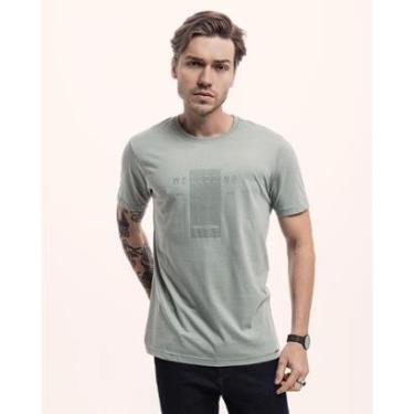 Imagem de Camiseta Masculina Manga Curta Malha Mista Premium Texturizada Cratus-Masculino