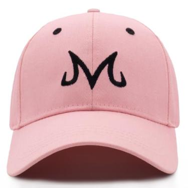 Imagem de Boné de beisebol anime lona snapback estilo hip-hop, M - rosa, Tamanho �nica