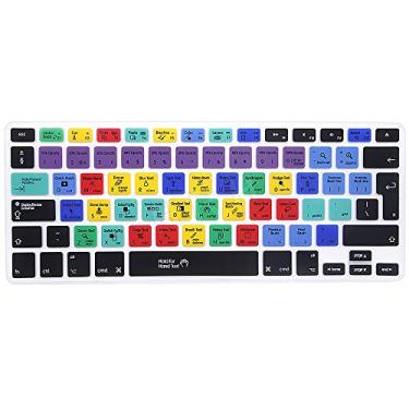 Imagem de HRH Capa de silicone para teclado Photoshop PS Shortcuts para MacBook Air 13, MacBook Pro 13/15/17 (com ou sem tela retina, versão 2015 ou mais antiga) e para iMac layout europeu mais antigo