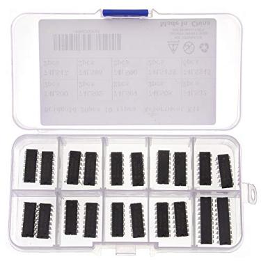 Imagem de Bridgold 20 peças, 10 tipos 74LSxx Series Schottky Logic IC de baixa potência, chip integrado digital, incluindo: 74LS00 74LS02 74LS04 74LS08 74LS32 74LS47 74LS86 74LS90 74LS138 74LS245 cada 2 peças s. s.