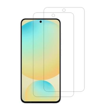 Imagem de UPONEW Pacote com 2 protetores de tela de vidro temperado transparente HD sem bolhas para Samsung Galaxy S24 Fe 2024