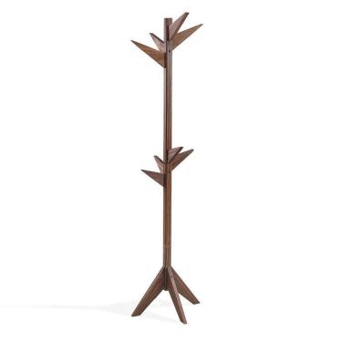 Imagem de Cabideiro De Chão Rafine 160x40cm Madeira Maciça Imbuia