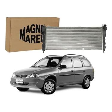 Imagem de Radiador Agua Corsa Wagon 1.0 1.6 Com Ar 1997 A 2002 - Magneti Marelli